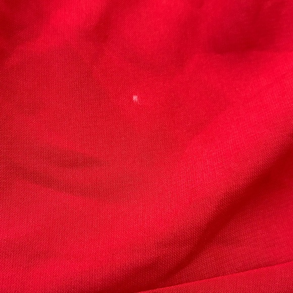 Guess Red Wrap Peplum Blouse - Picture 2 of 9